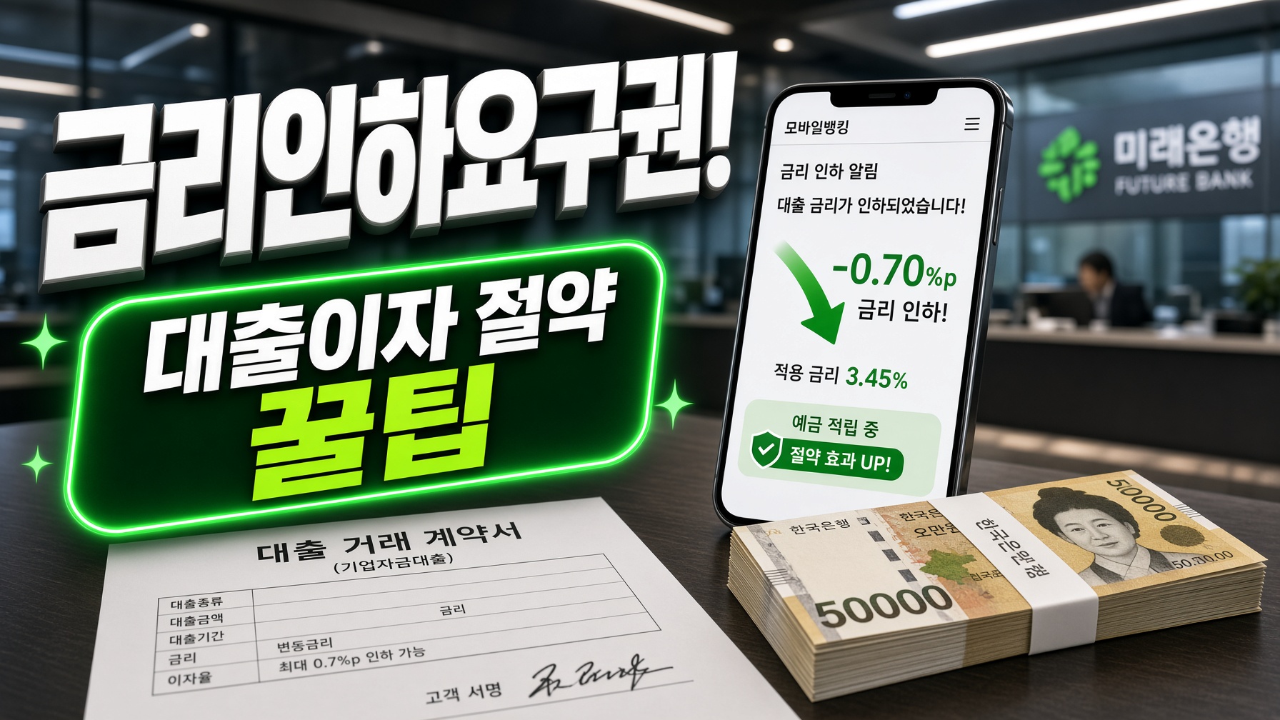 대출 이자 줄이는 금리인하요구권 신청 자격 조건 및 서류 안내