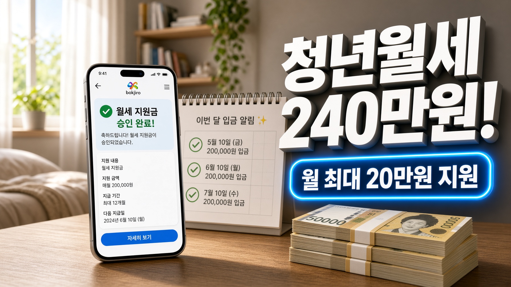 2026년 청년월세 특별지원 신청 자격 조건 및 월 최대 20만원 지원금 복지로 신청